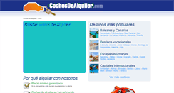 Desktop Screenshot of cochesdealquiler.com